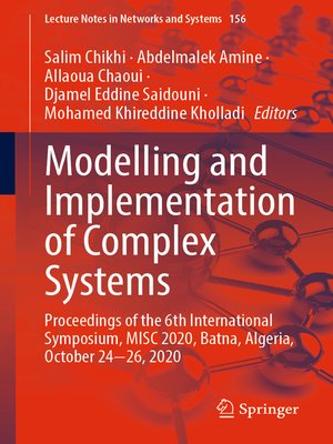 cover image of Modelling and Implementation of Complex Systems